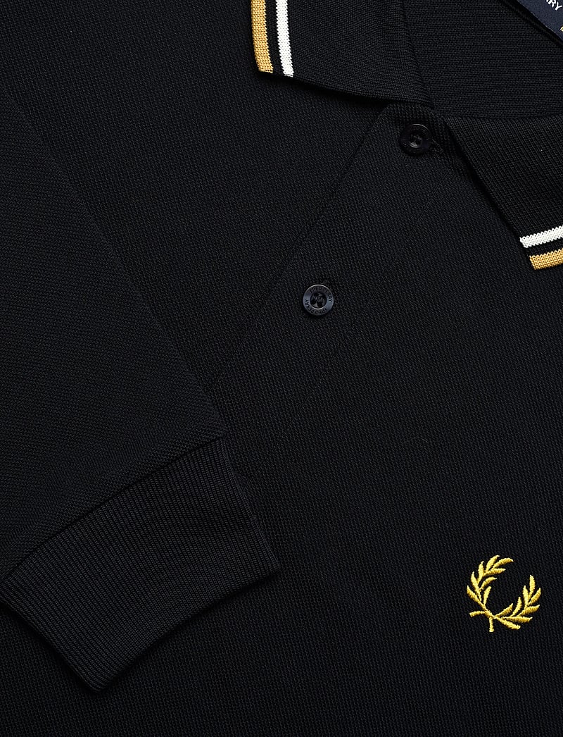 Fred Perry - LS TWIN TIPPED FP SHIRT - langærmede poloer - navy/ecru/honeycomb - 2