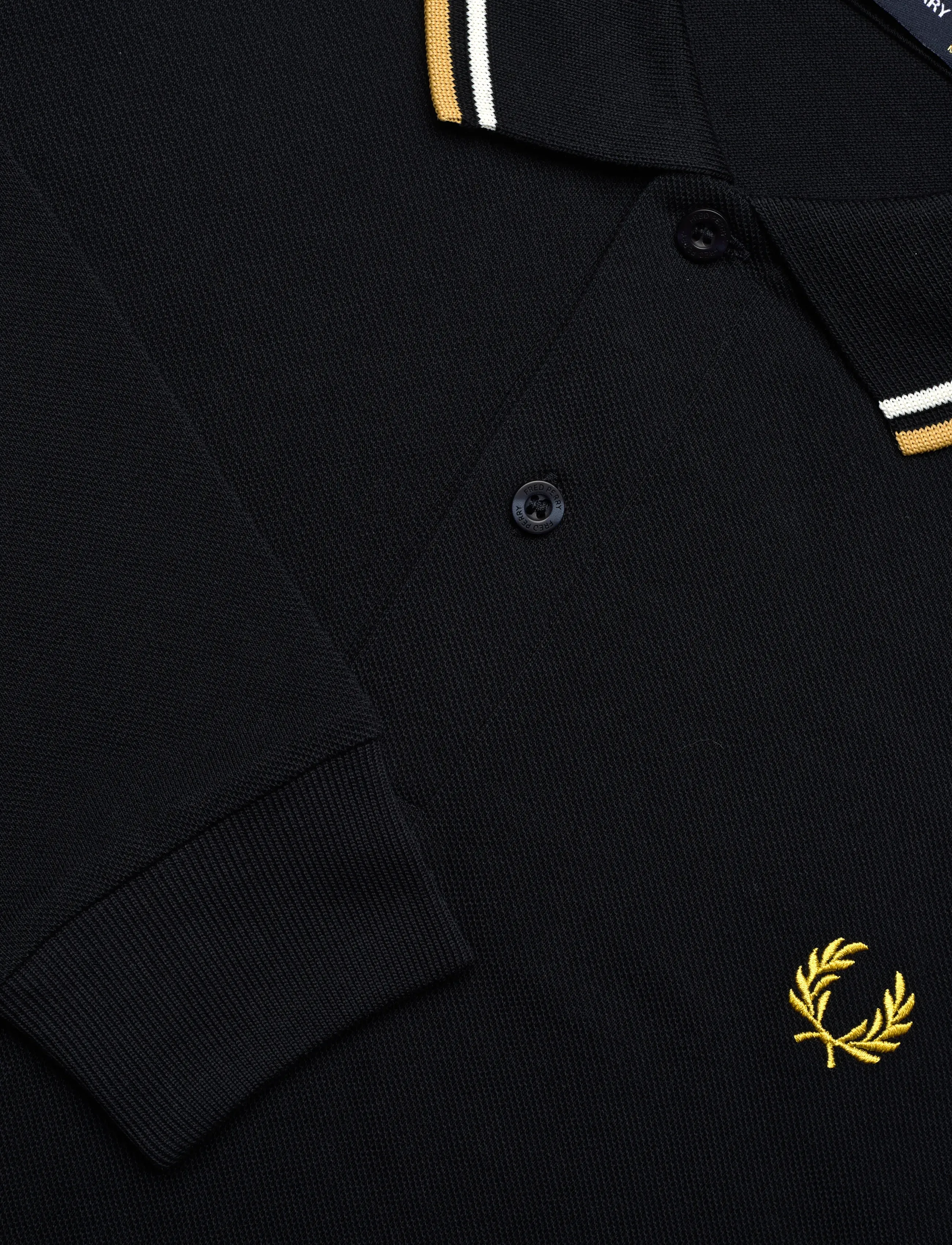 Fred Perry - LS TWIN TIPPED FP SHIRT - langärmelig - navy/ecru/honeycomb - 2