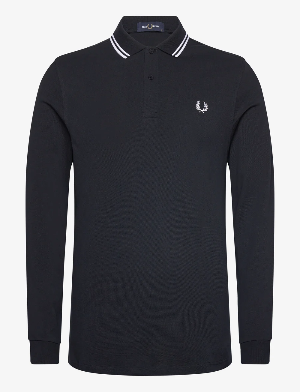 Fred Perry - LS TWIN TIPPED SHIRT - pikkade varrukatega polod - navy / white / white - 1