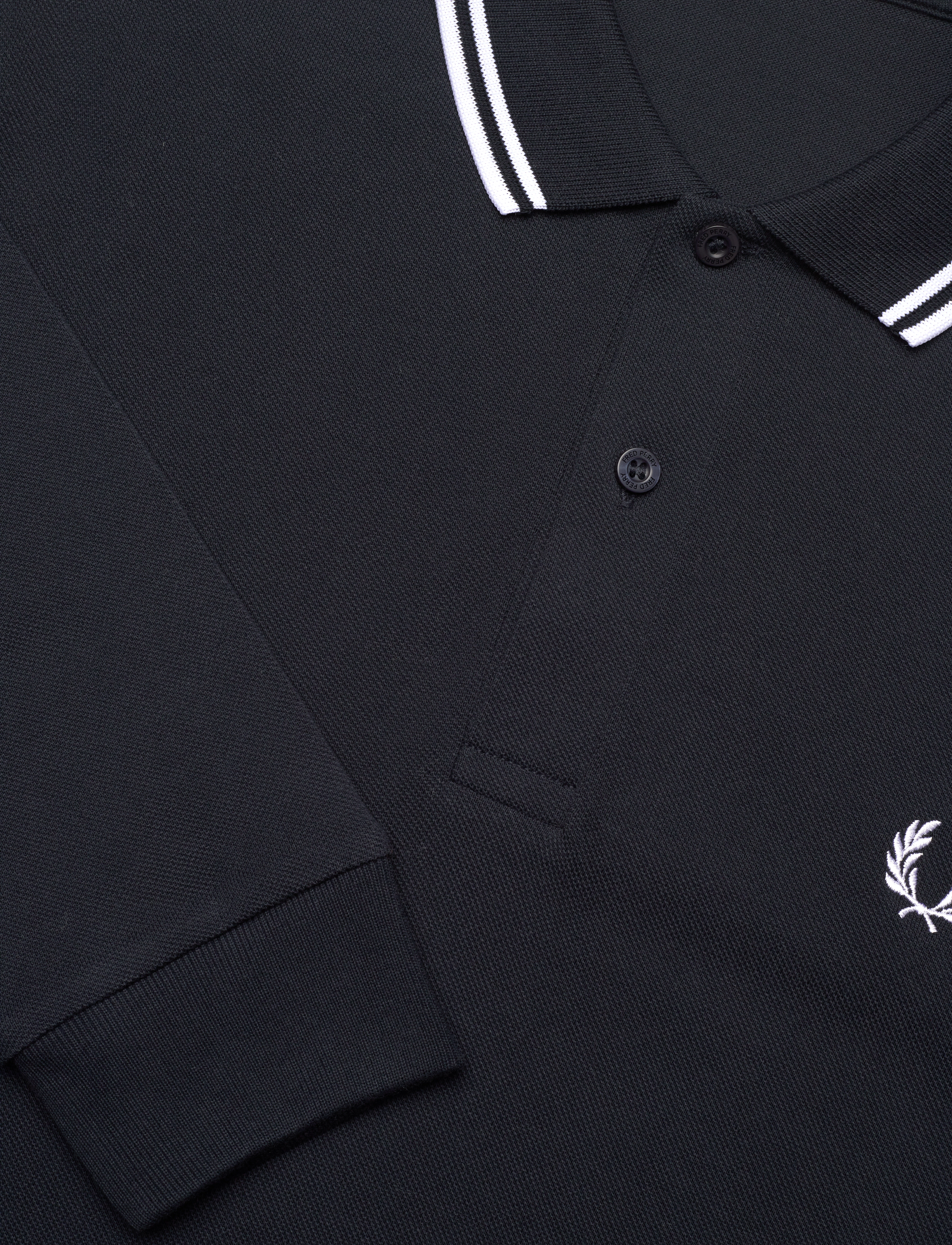 Fred Perry - LS TWIN TIPPED FP SHIRT - fødselsdagsgaver - navy / white / white - 3