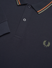 Fred Perry - LS TWIN TIPPED SHIRT - long-sleeved polos - nvy/ntflk/fdgrn - 2