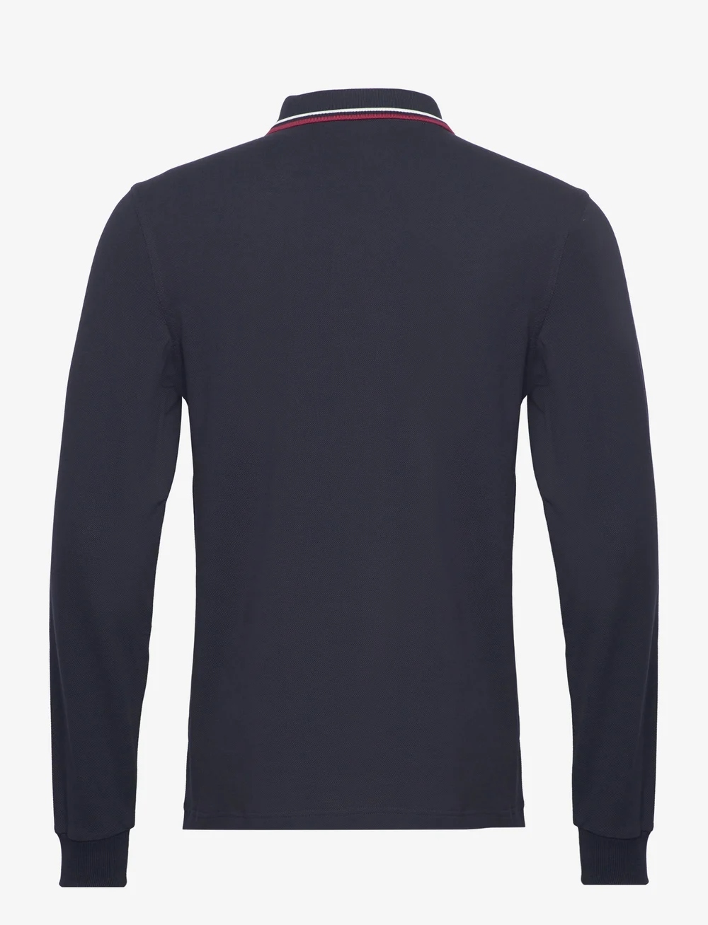 Fred Perry - LS TWIN TIPPED FP SHIRT - långärmade pikéer - nvy/swht/bntred - 2