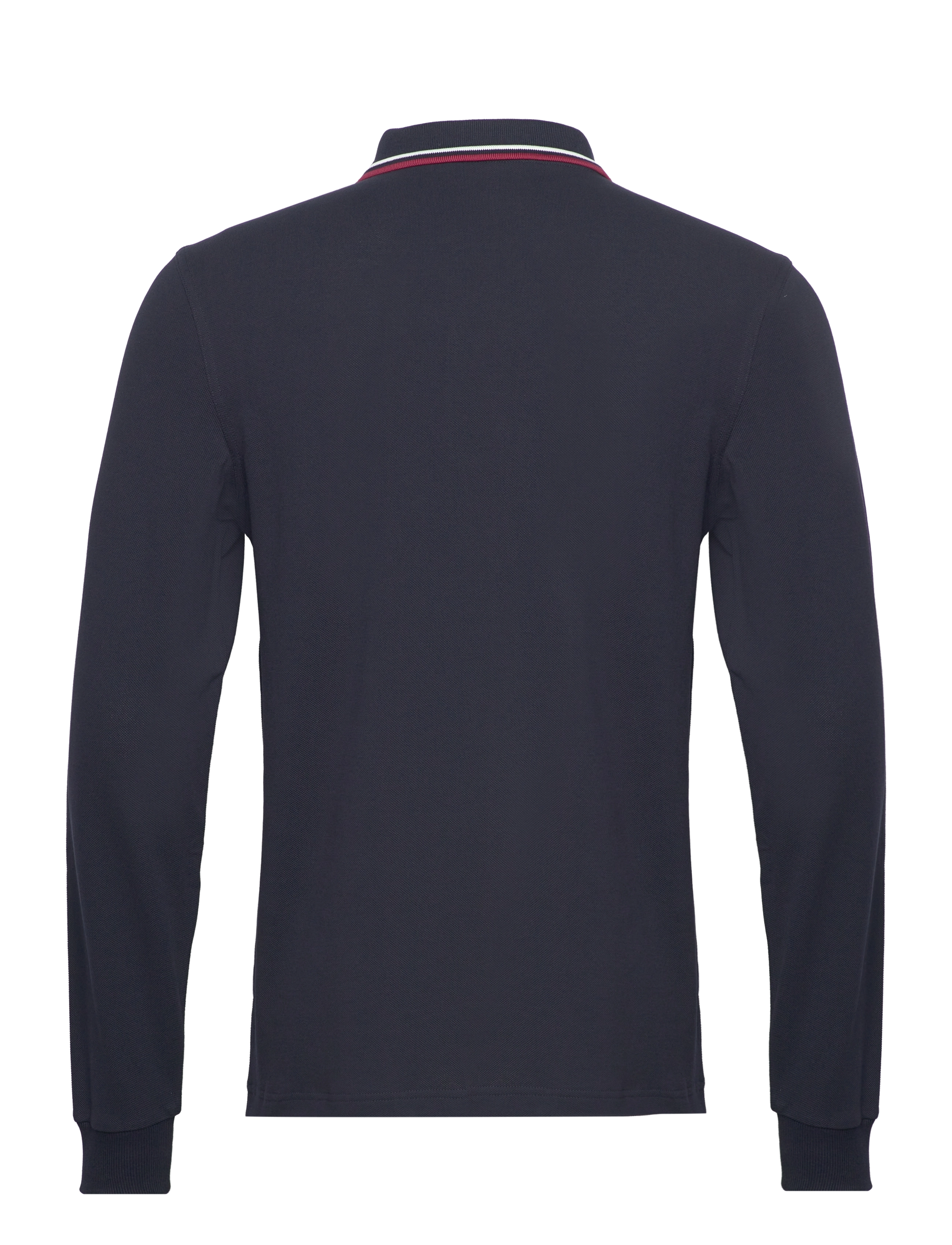 Fred Perry - LS TWIN TIPPED FP SHIRT - pitkähihaiset - nvy/swht/bntred - 2