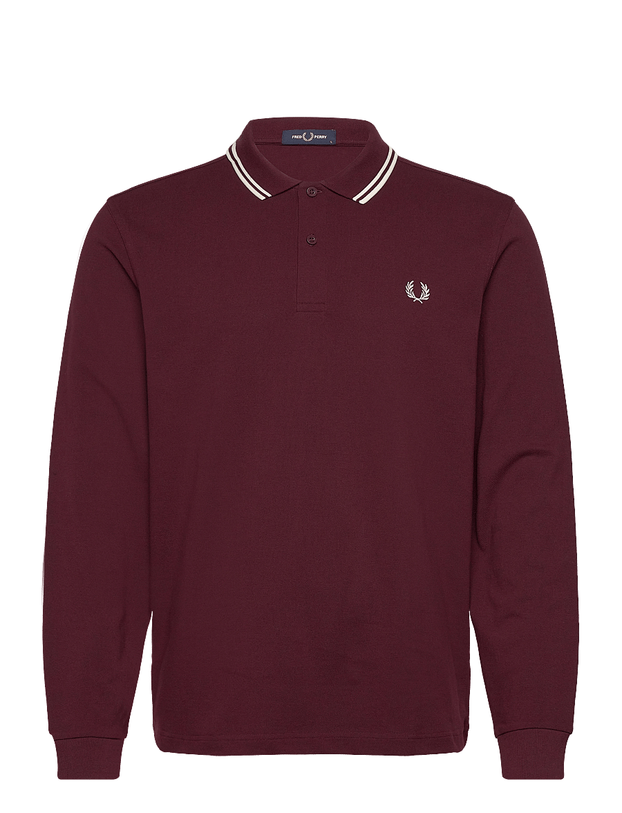 Fred Perry - LS TWIN TIPPED FP SHIRT - langärmelig - oxblood - 1