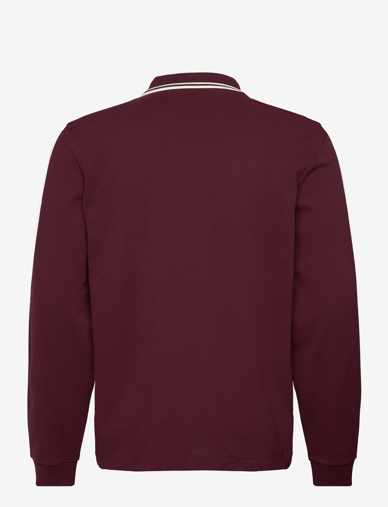 Fred Perry - LS TWIN TIPPED FP SHIRT - langærmede poloer - oxblood - 2