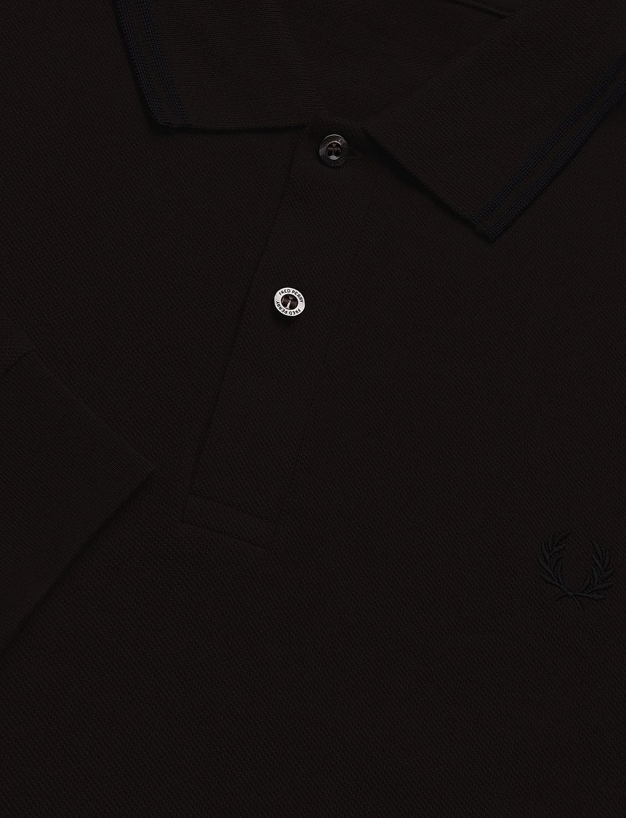 Fred Perry - LS TWIN TIPPED FP SHIRT - langärmelig - rich brown/black - 4