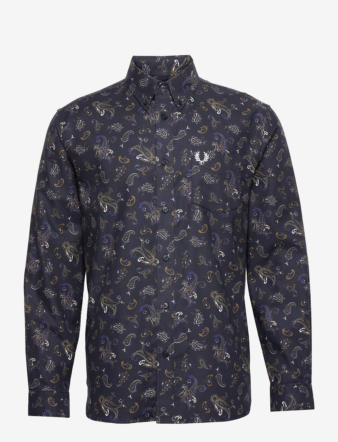 Fred Perry - PAISLEY PRINT SHIRT - navy - 0