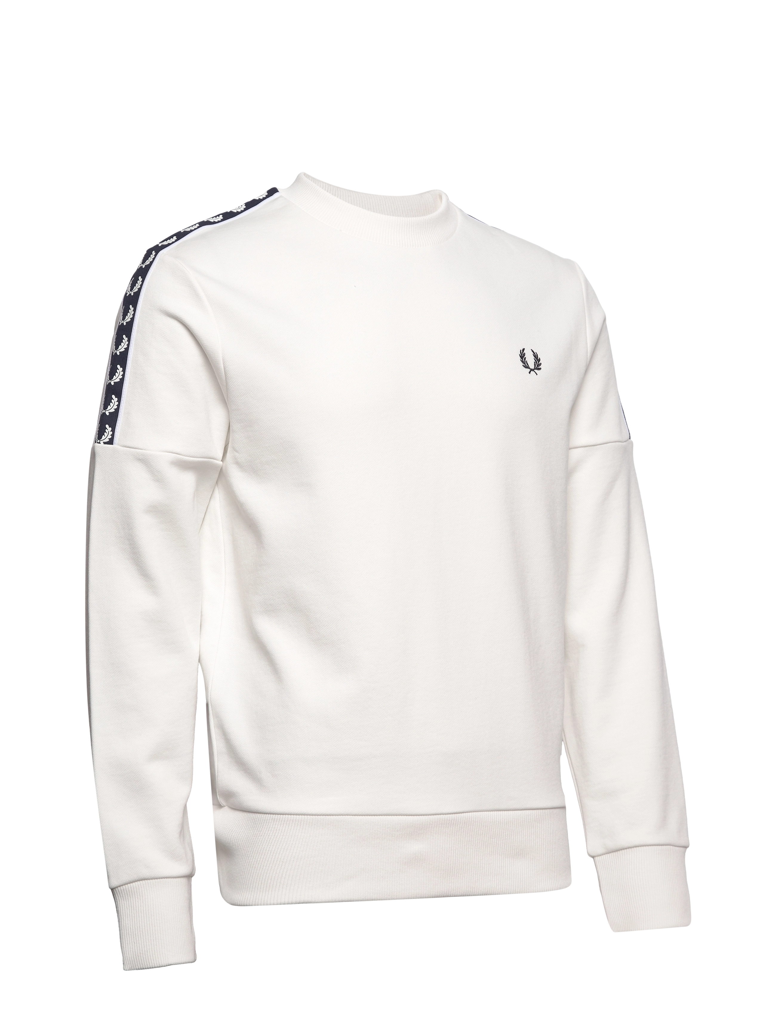 Fred Perry - PAN TAPED C/N SWEAT - snow white - 3