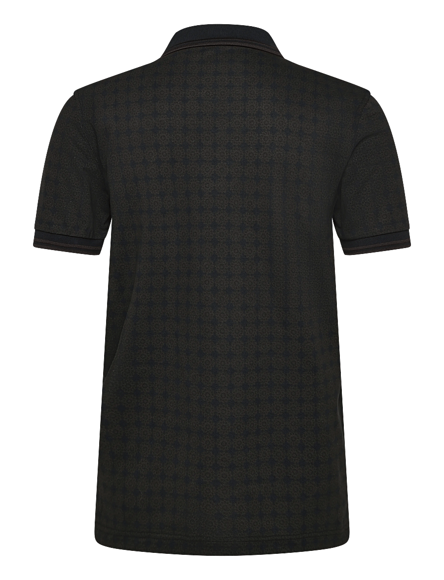 Fred Perry - FLORAL PRINT FRED PERRY SHIRT - lühikeste varrukatega polod - navy - 2