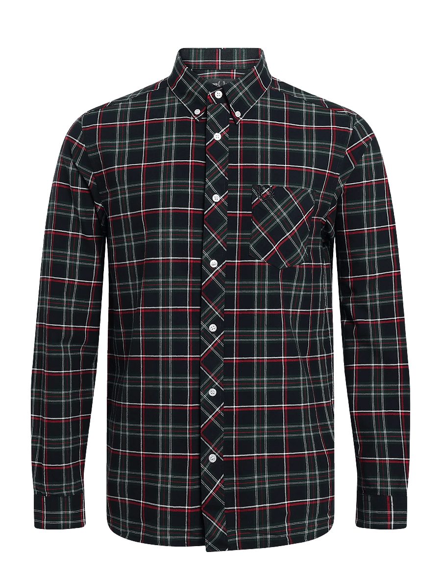 Fred Perry - FRED PERRY TARTAN SHIRT - ternede skjorter - fredperry tartan - 0