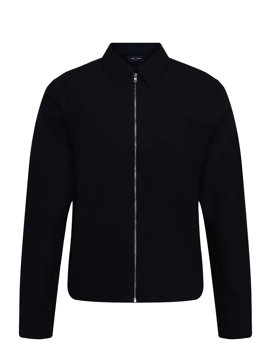 Fred Perry - POPLIN OVERSHIRT - höstjackor - navy - 0
