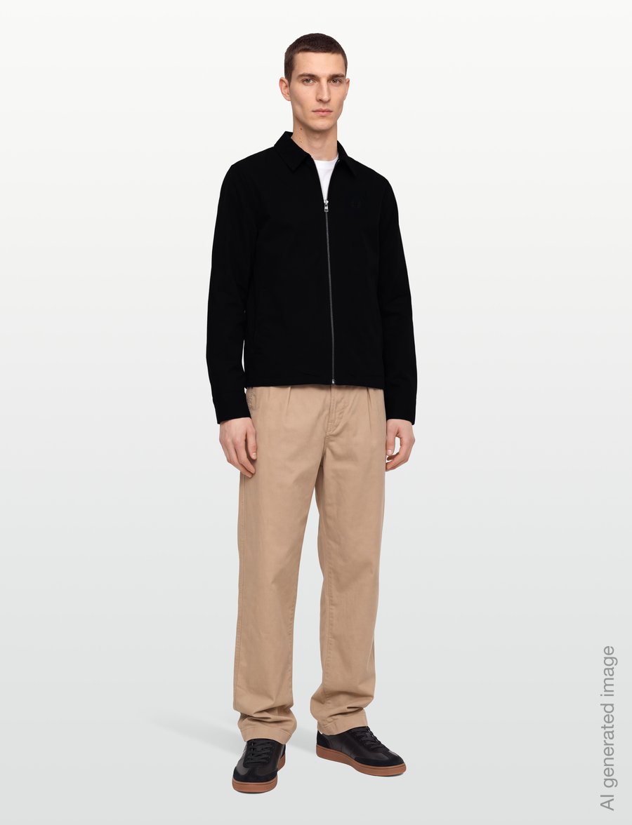 Fred Perry - POPLIN OVERSHIRT - höstjackor - navy - 0