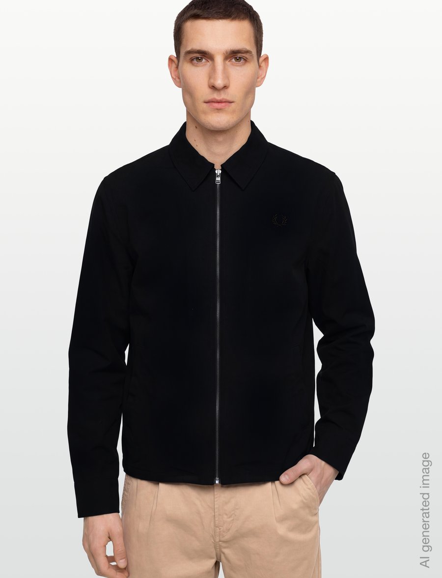 Fred Perry - POPLIN OVERSHIRT - höstjackor - navy - 3