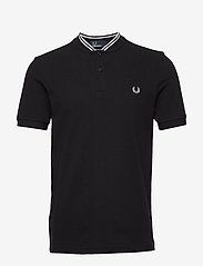 Fred Perry - BOMBER COLLAR POLO - short-sleeved polos - black - 0