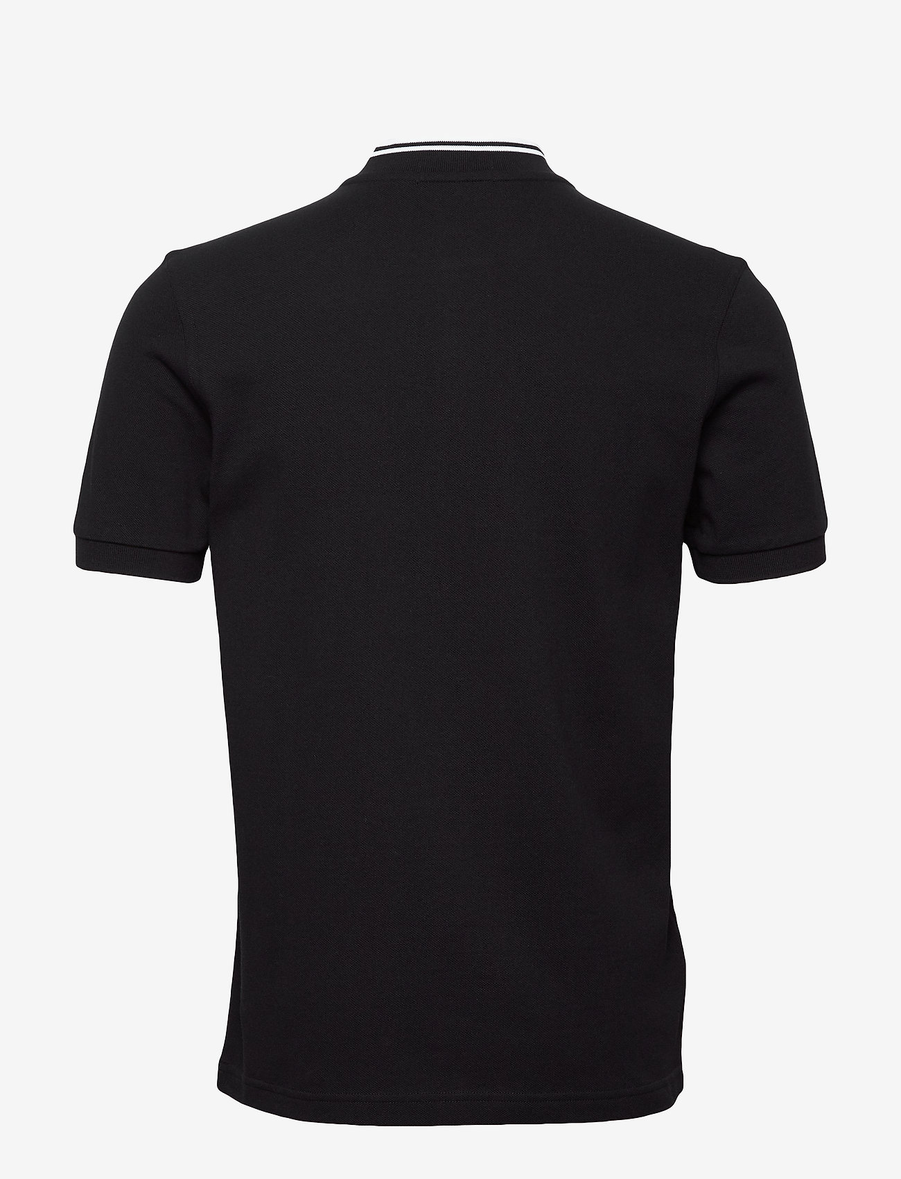 Fred Perry - BOMBER COLLAR POLO - short-sleeved polos - black - 1