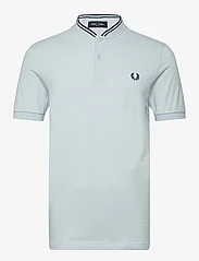 Fred Perry - BOMBER COLLAR POLO - short-sleeved polos - lgice/mdnghblue - 0