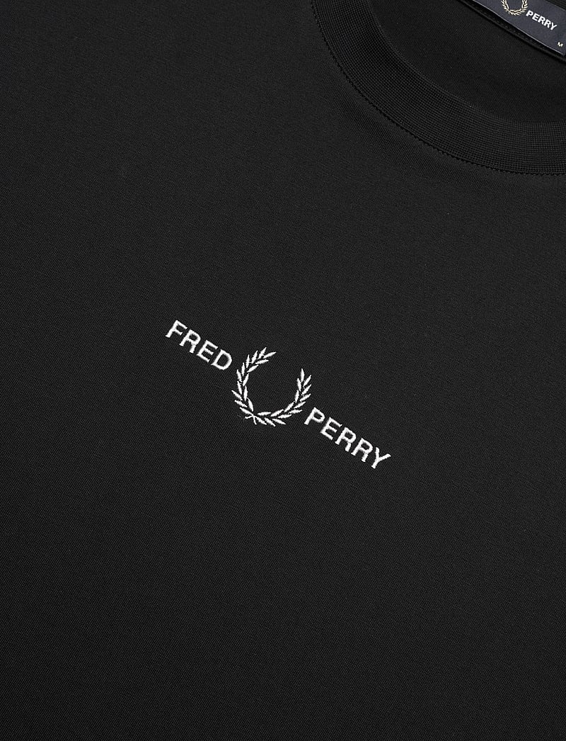 Fred Perry - EMBROIDERED T-SHIRT - short-sleeved t-shirts - black - 2