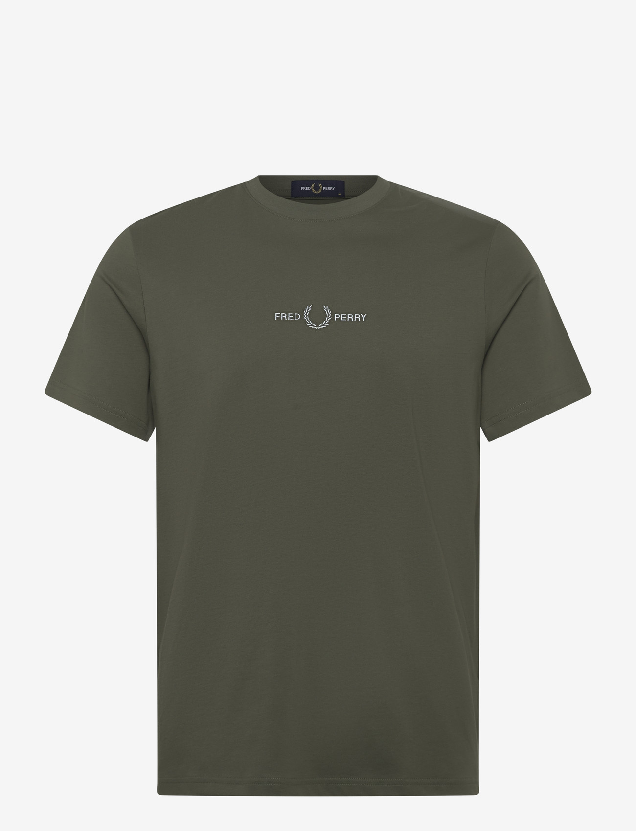 Fred Perry - EMBROIDERED T-SHIRT - kortærmede t-shirts - laurel wreath green - 1
