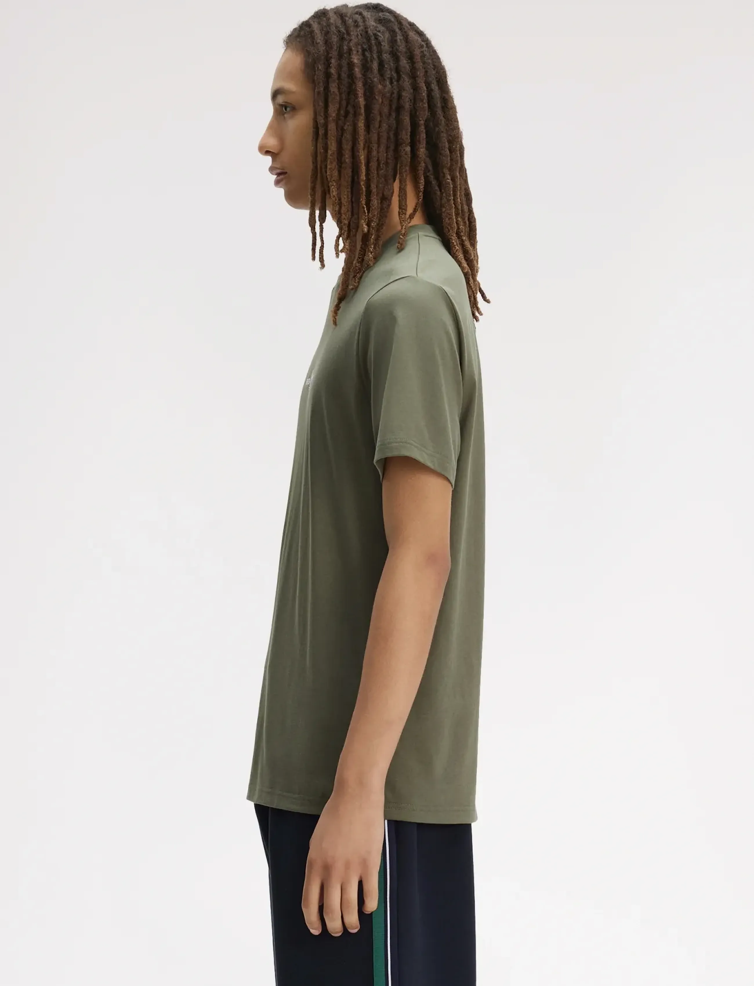 Fred Perry - EMBROIDERED T-SHIRT - short-sleeved t-shirts - laurel wreath green - 3