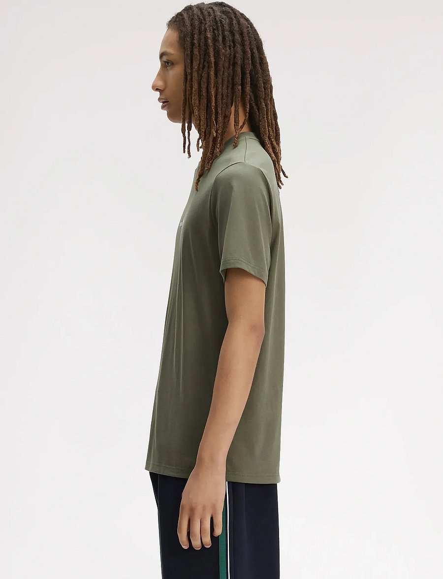 Fred Perry - EMBROIDERED T-SHIRT - kurzärmelig - laurel wreath green - 3
