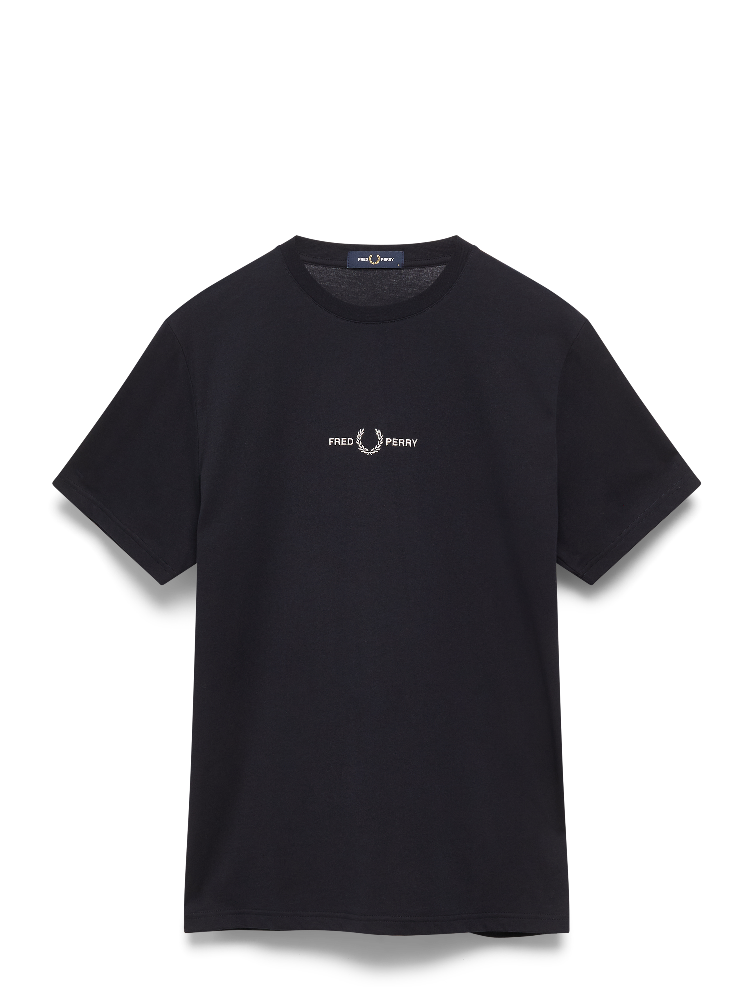 Fred Perry EMBROIDERED T-SHIRT - Fred Perry - NAVY / navy