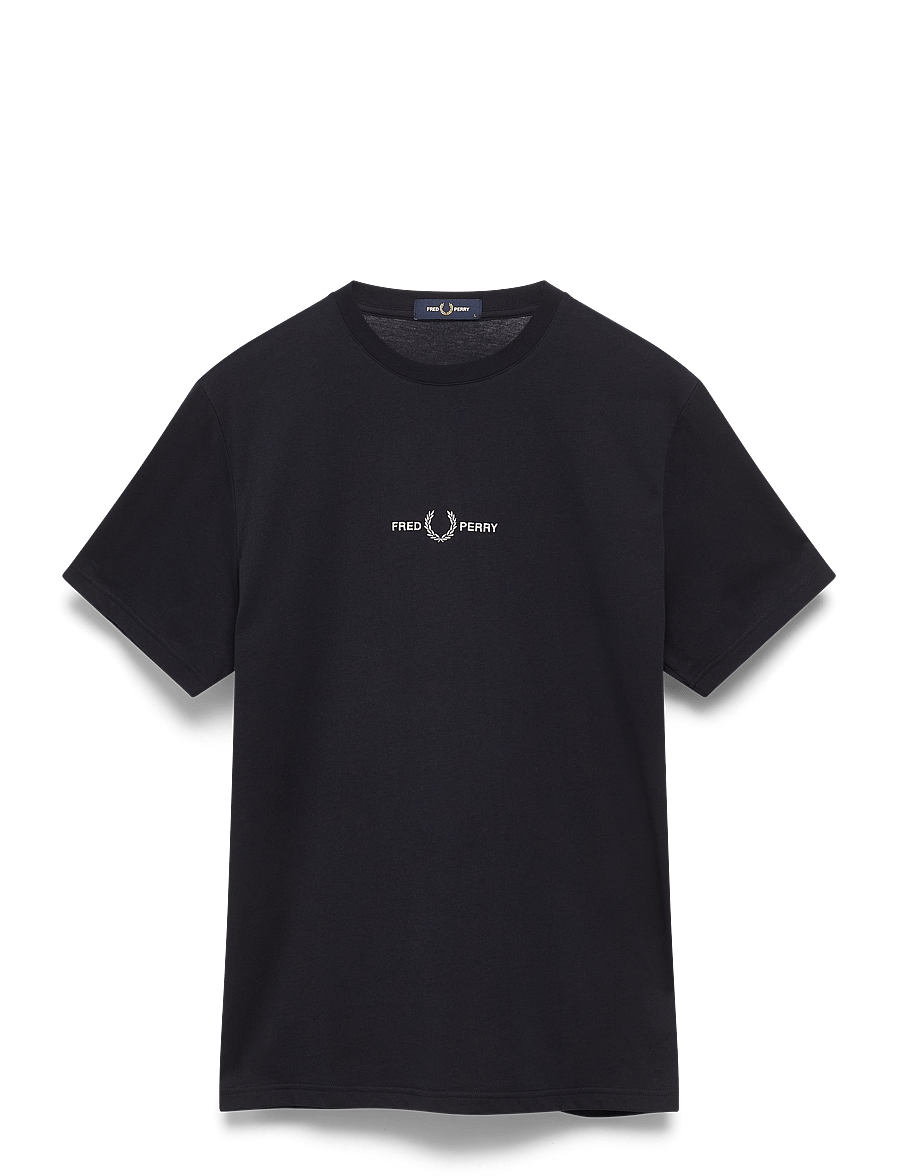 Fred Perry - EMBROIDERED T-SHIRT - kurzärmelig - navy - 1