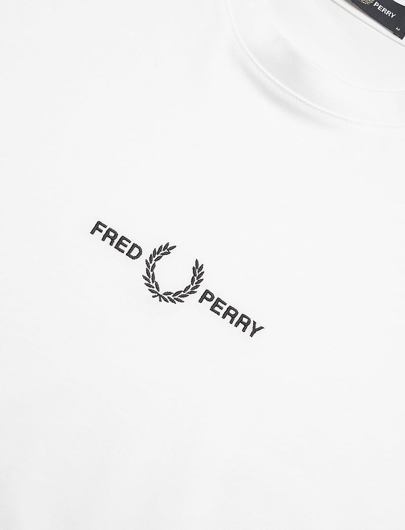 Fred Perry - EMBROIDERED T-SHIRT - kurzärmelig - white - 2