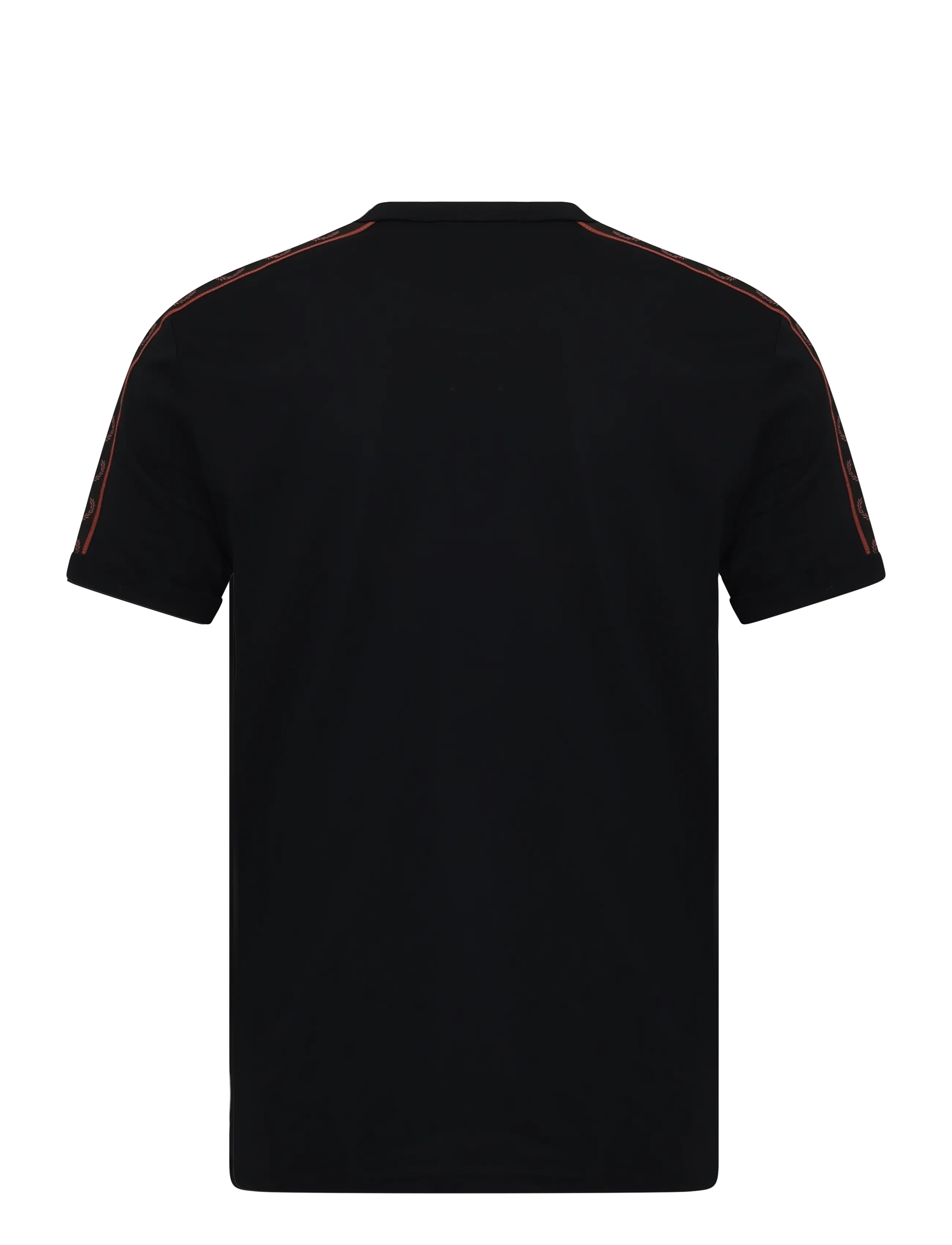 Fred Perry - CONTRAST TAPE RINGER TEE - kortærmede t-shirts - black - 2
