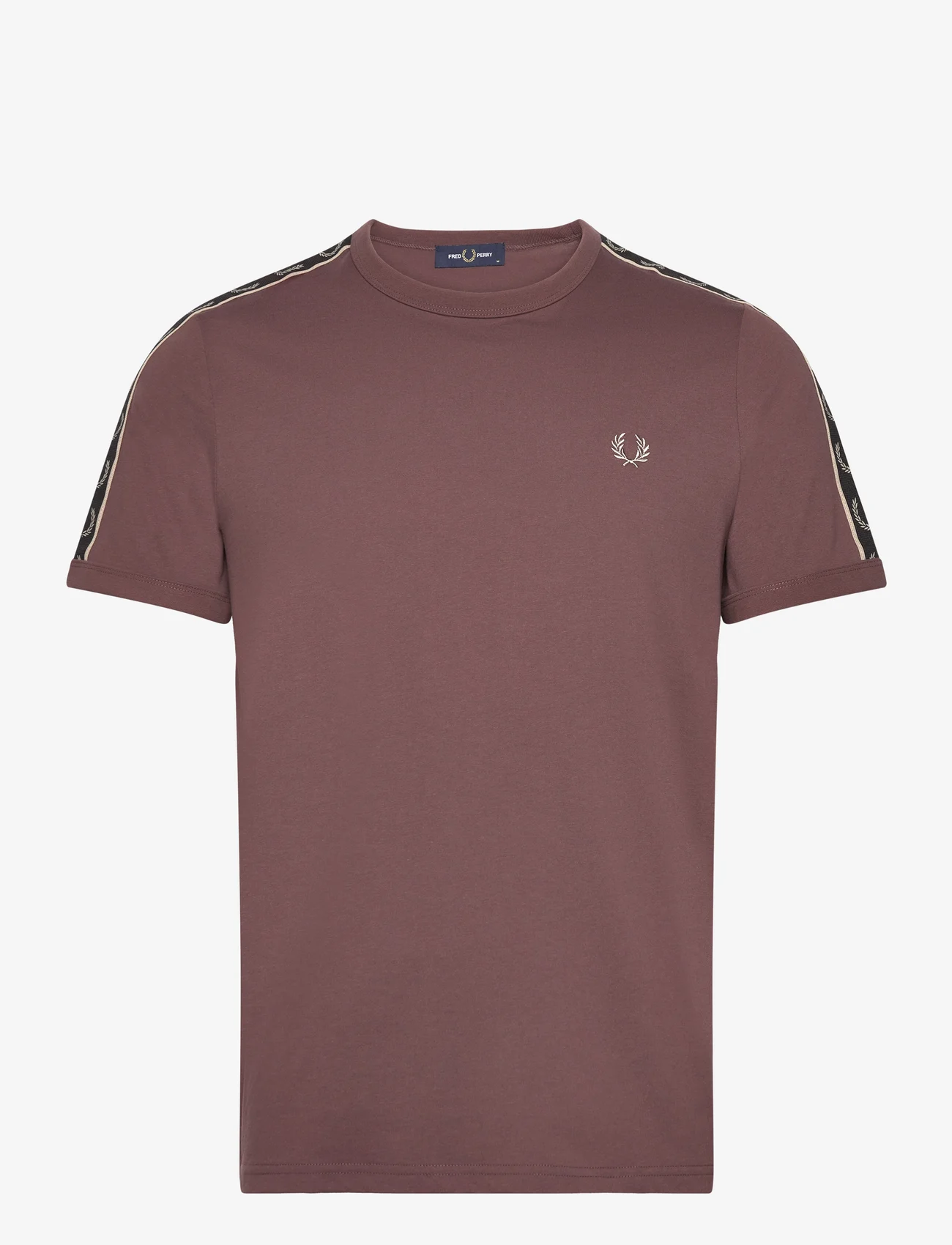 Fred Perry - C TAPE RINGER T-SHIRT - perus t-paidat - brick/warm grey - 0