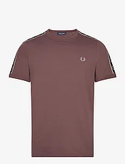 Fred Perry - C TAPE RINGER T-SHIRT - perus t-paidat - brick/warm grey - 0