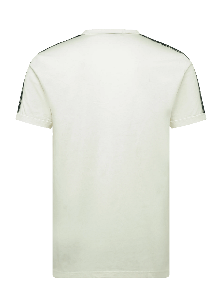 Fred Perry - CONTRAST TAPE RINGER TEE - kortærmede t-shirts - ecru - 2