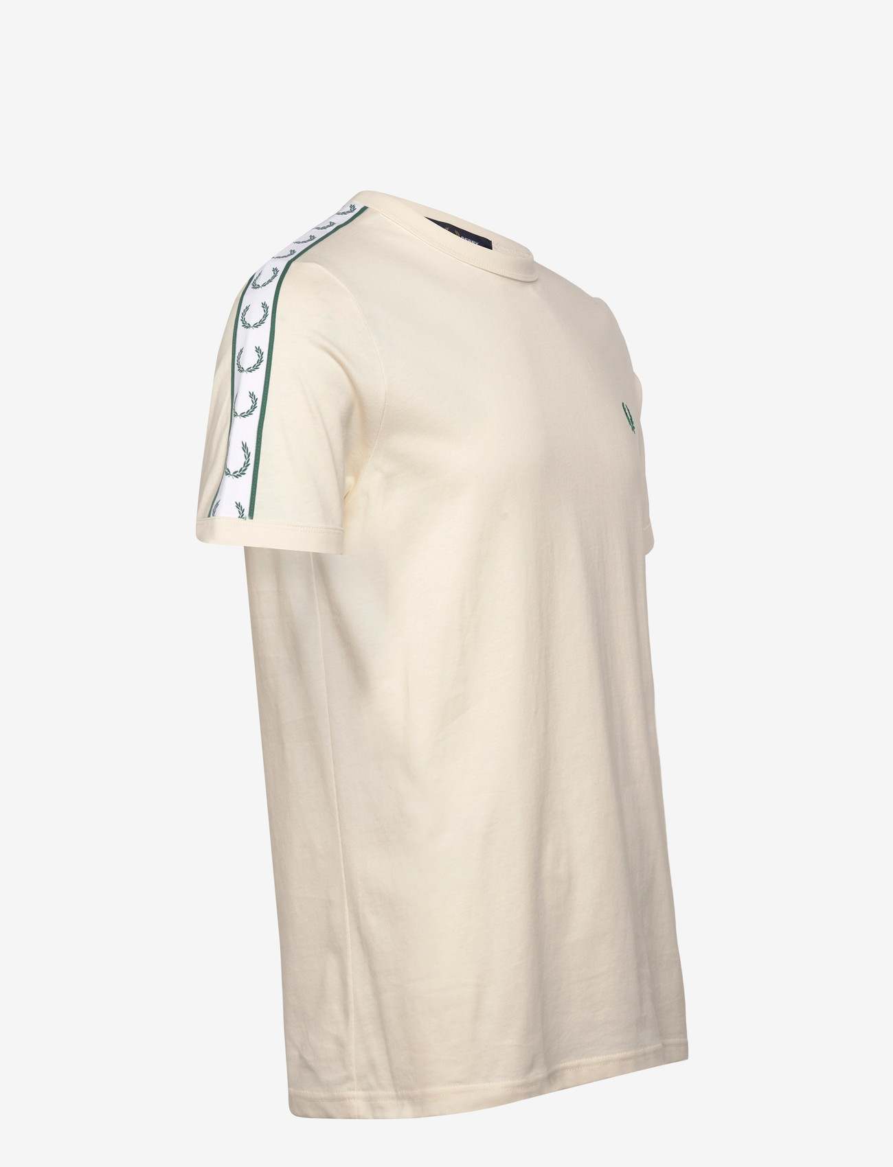 Fred Perry - CONTRAST TAPE RINGER TEE - kortærmede t-shirts - ecru - 3
