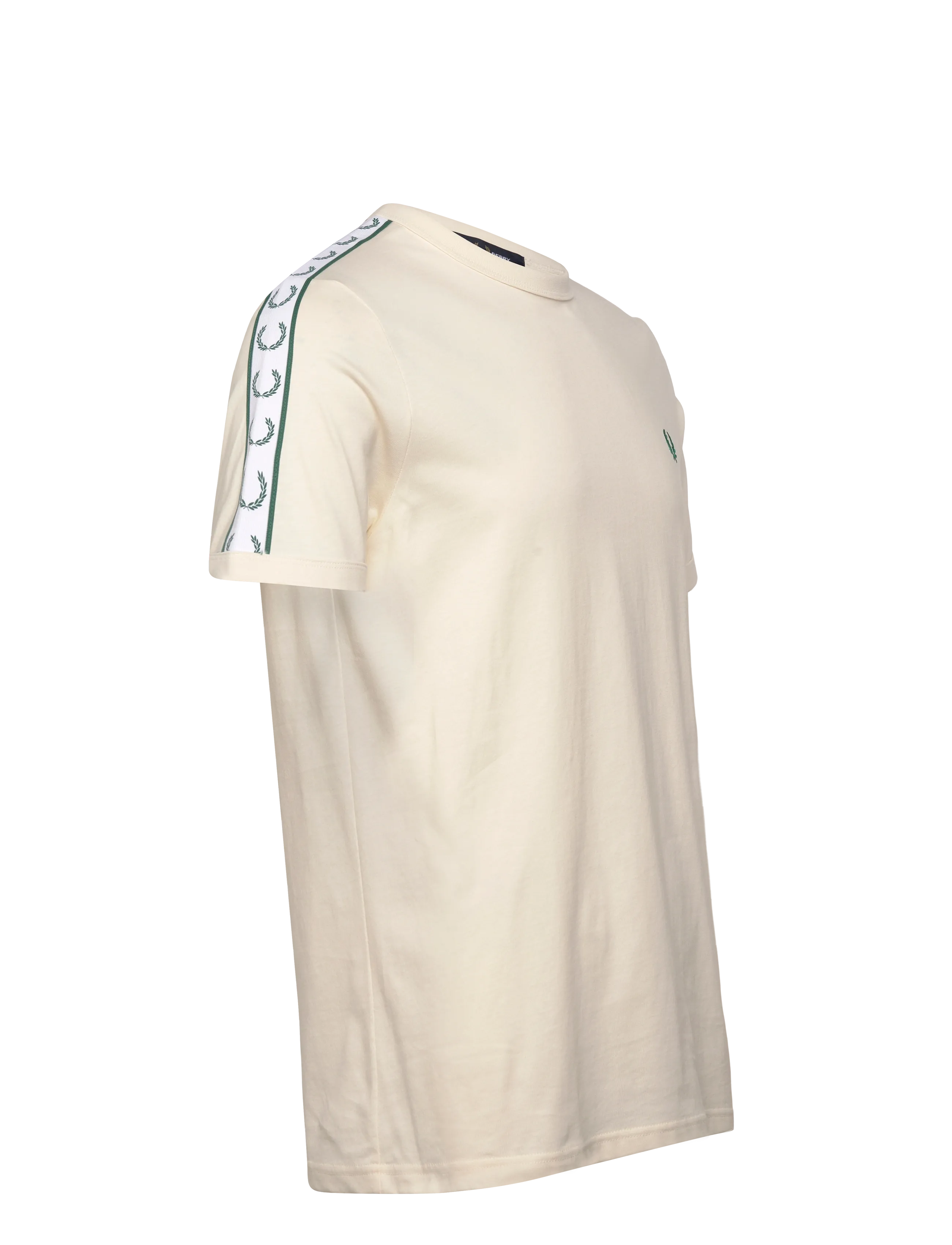Fred Perry - CONTRAST TAPE RINGER TEE - short-sleeved t-shirts - ecru - 3
