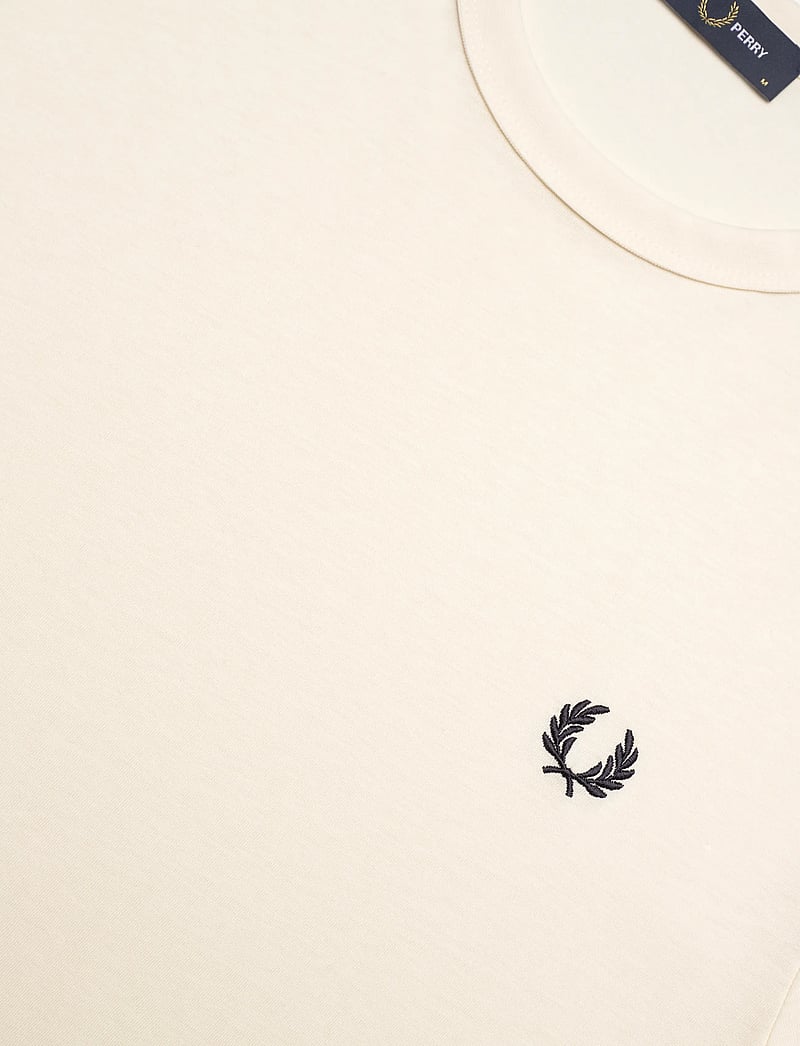 Fred Perry - CONTRAST TAPE RINGER TEE - kurzärmelig - ecru/navy - 2