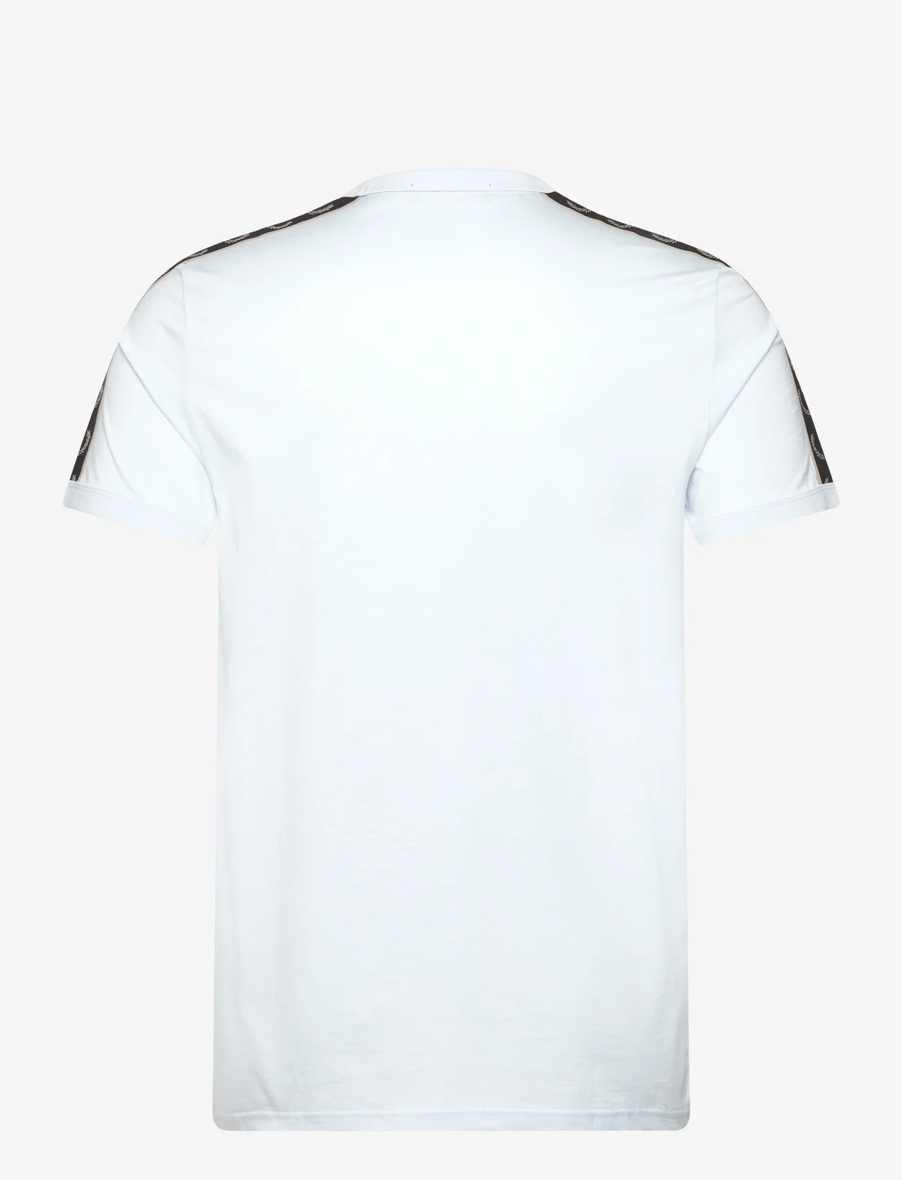 Fred Perry - C TAPE RINGER T-SHIRT - basic t-shirts - lightice/wrmgrey - 1