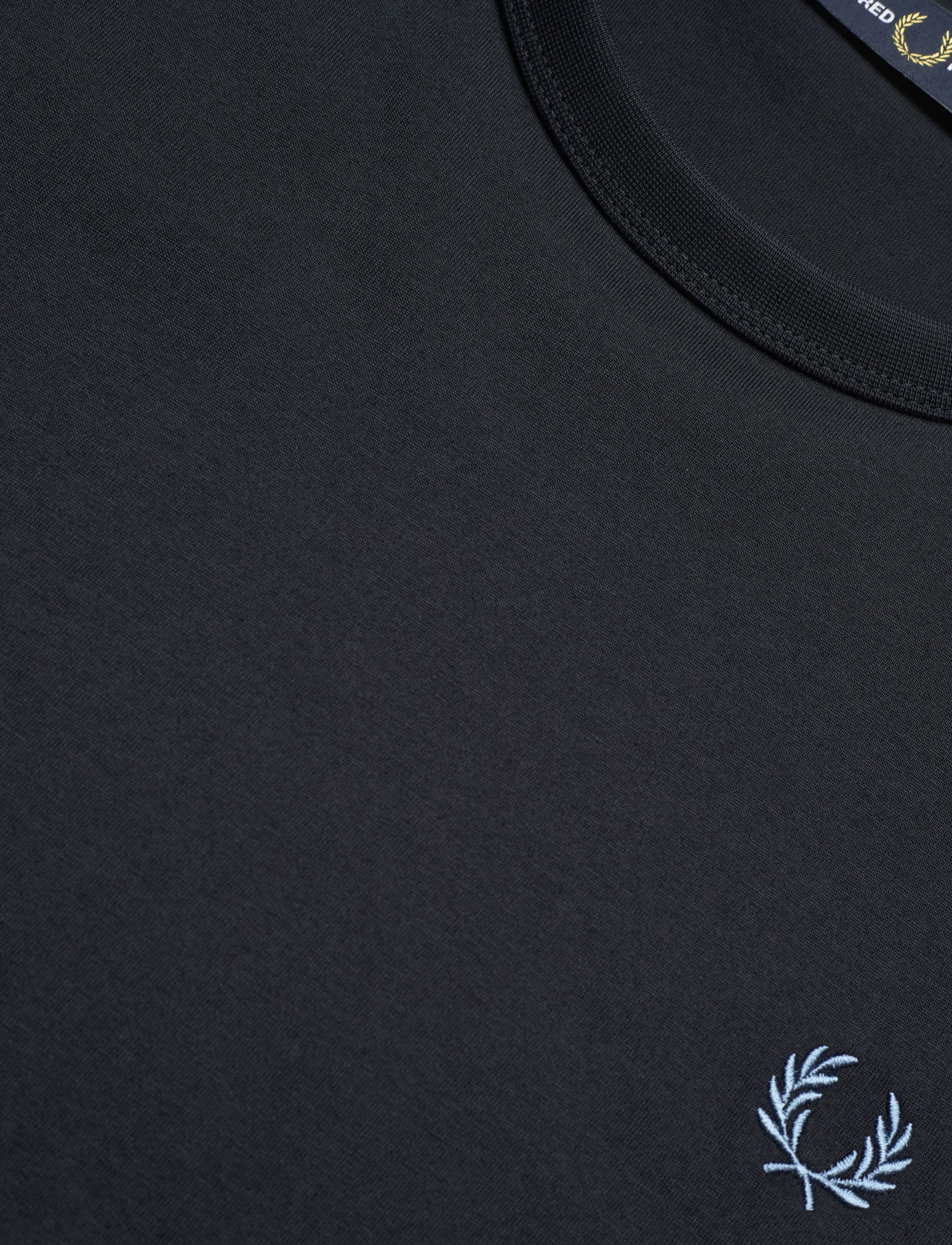 Fred Perry - CONTRAST TAPE RINGER TEE - kortærmede t-shirts - navy/ace blue - 5
