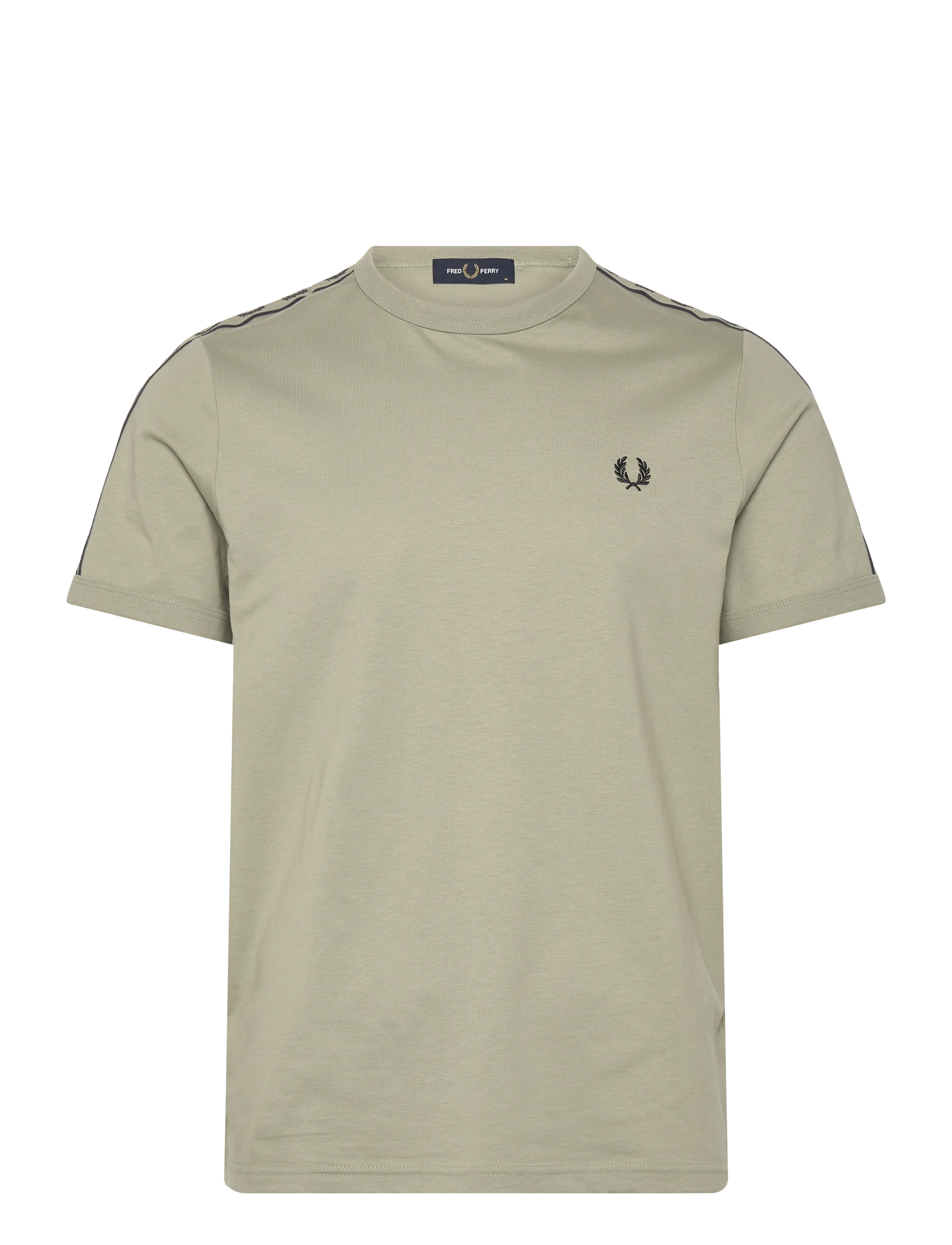 FRED PERRY Contrast Tape Ringer Tee Khaki - XXL - Herren