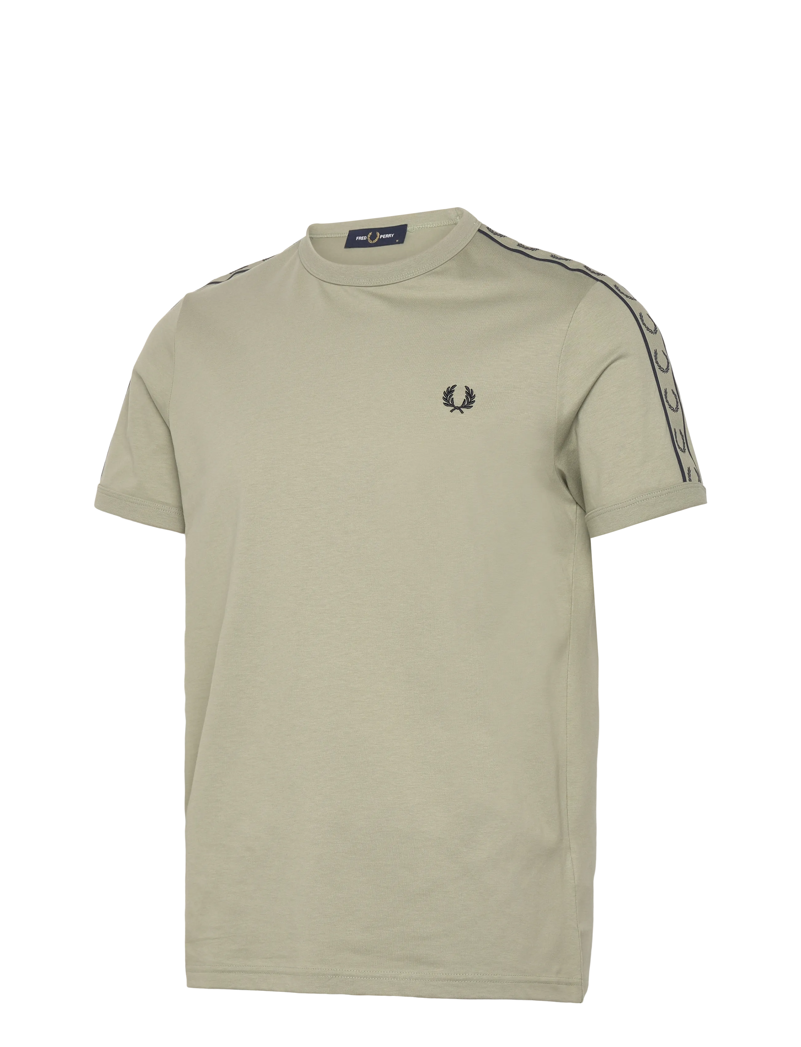 Fred Perry - CONTRAST TAPE RINGER TEE - stutterma bolir - seagrass/navy - 3