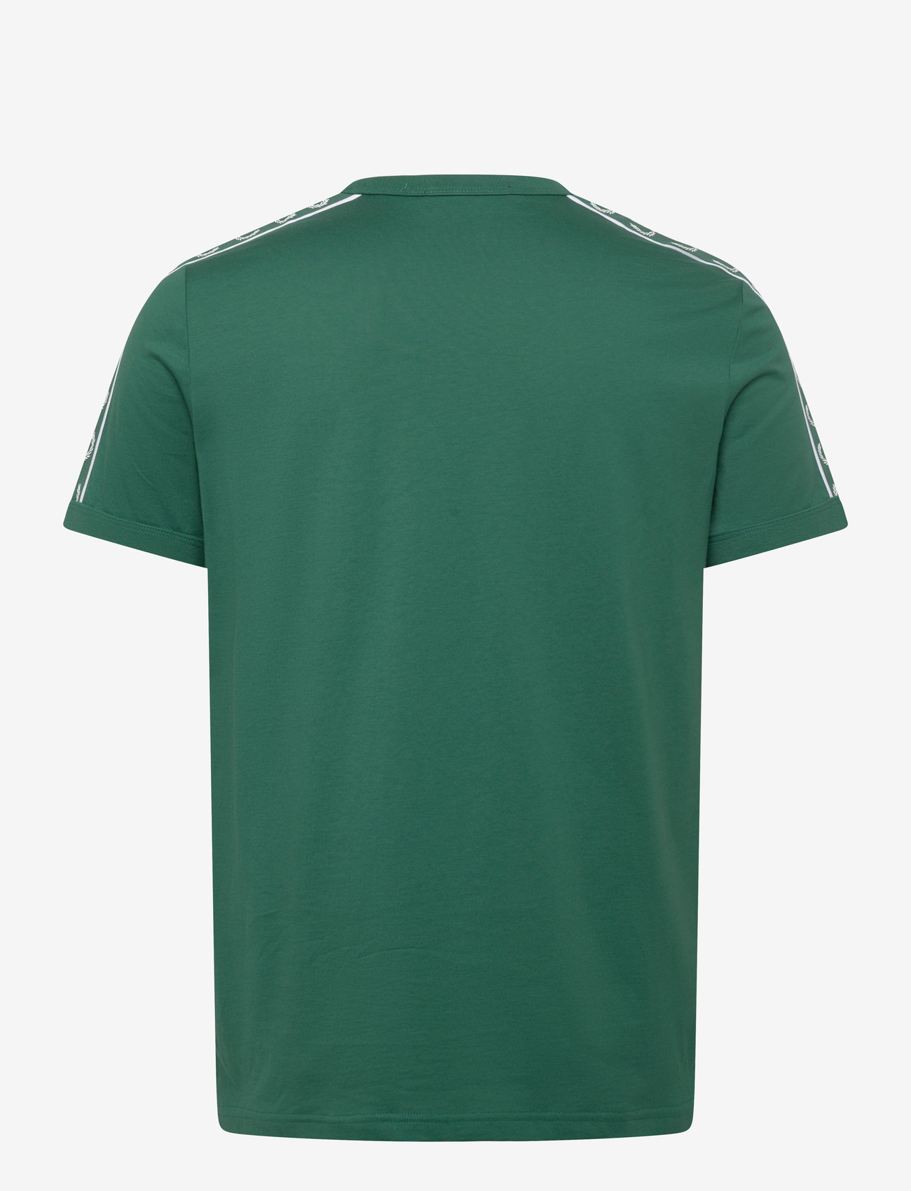 Fred Perry - CONTRAST TAPE RINGER TEE - kortærmede t-shirts - sport green - 2