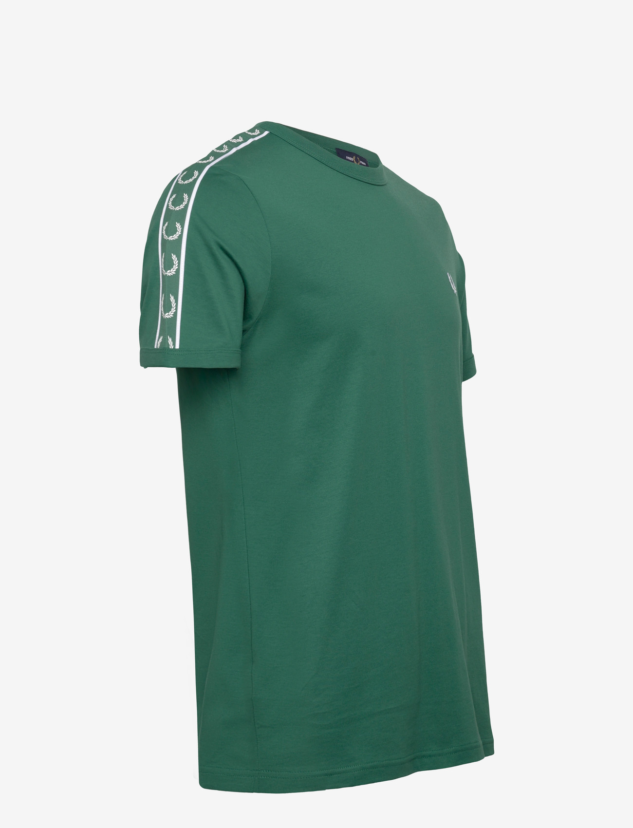 Fred Perry - CONTRAST TAPE RINGER TEE - kortærmede t-shirts - sport green - 3