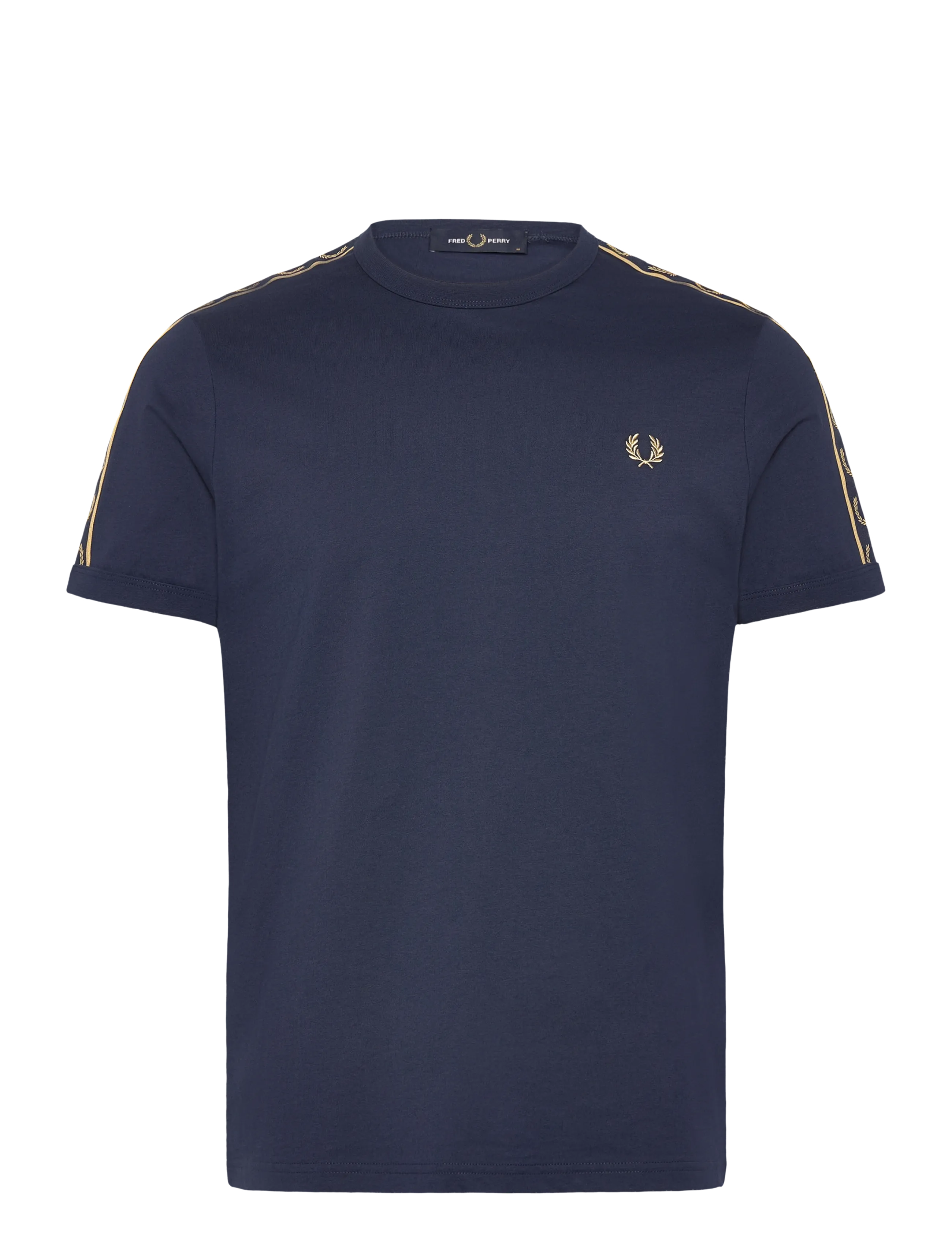 CONTRAST TAPE RINGER TEE - TENNISB/CHAMPAGN