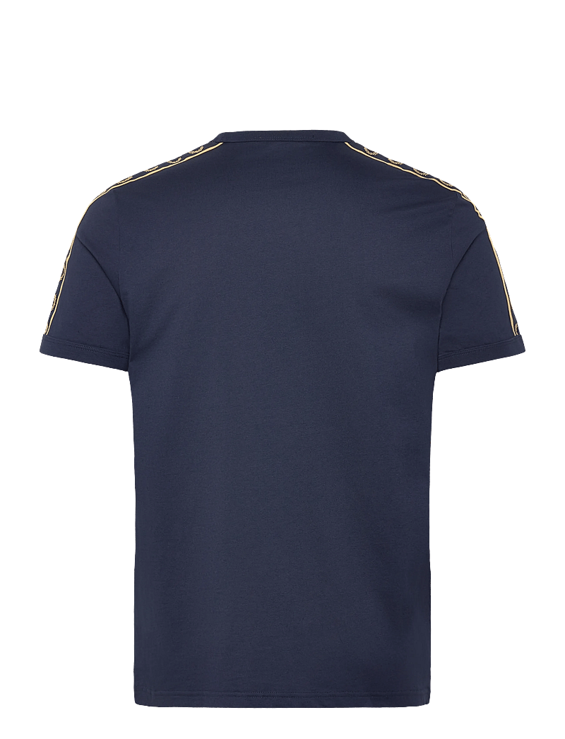 Fred Perry - CONTRAST TAPE RINGER TEE - marškinėliai trumpomis rankovėmis - tennisb/champagn - 1