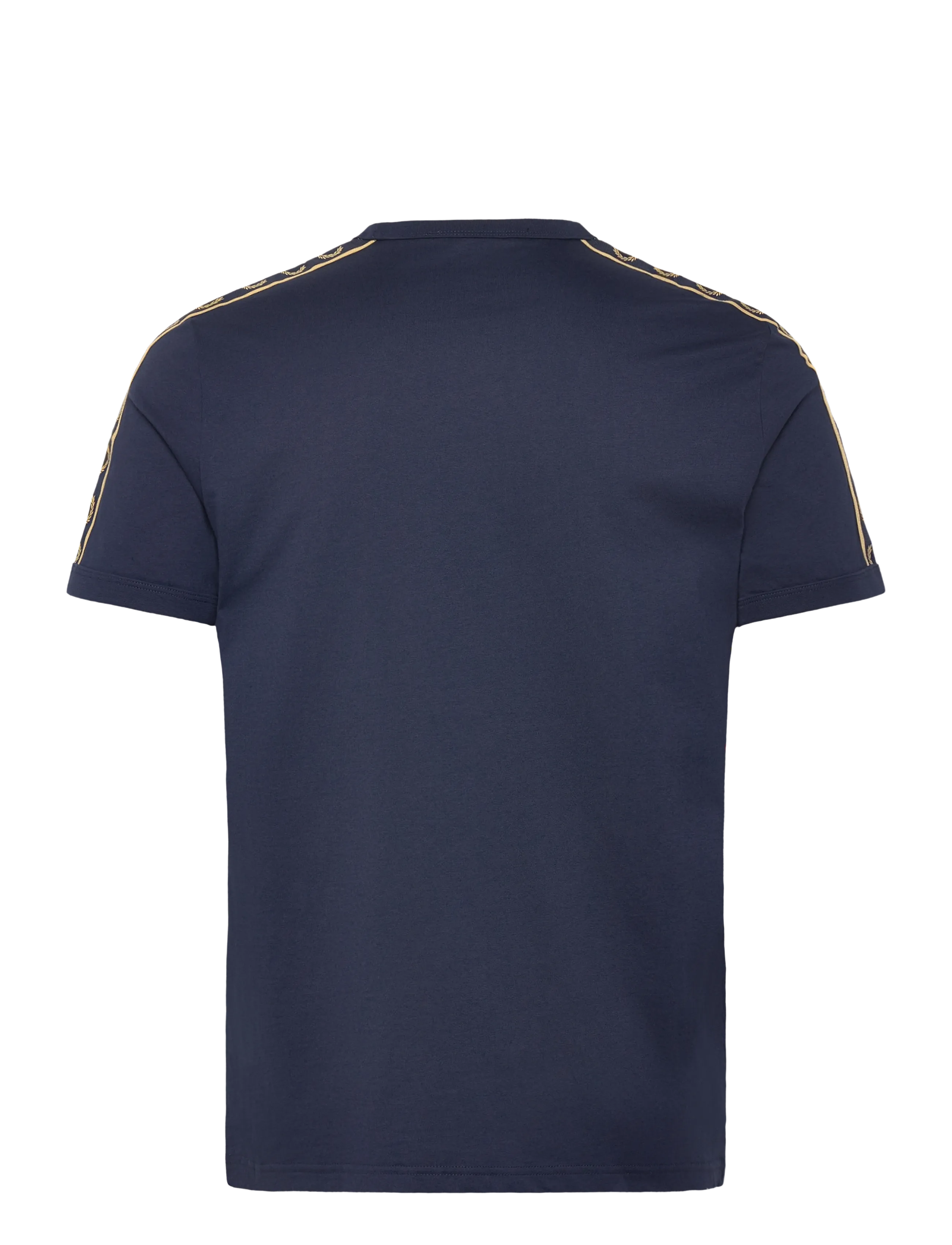 Fred Perry - CONTRAST TAPE RINGER TEE - lyhythihaiset - tennisb/champagn - 1