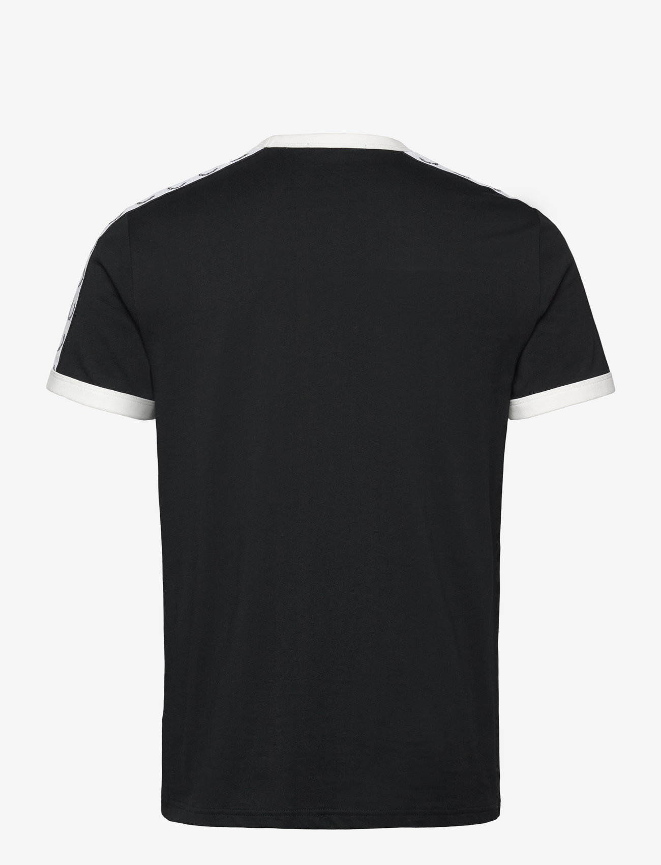 Fred Perry - TAPED RINGER T-SHIRT - kortærmede t-shirts - black - 1