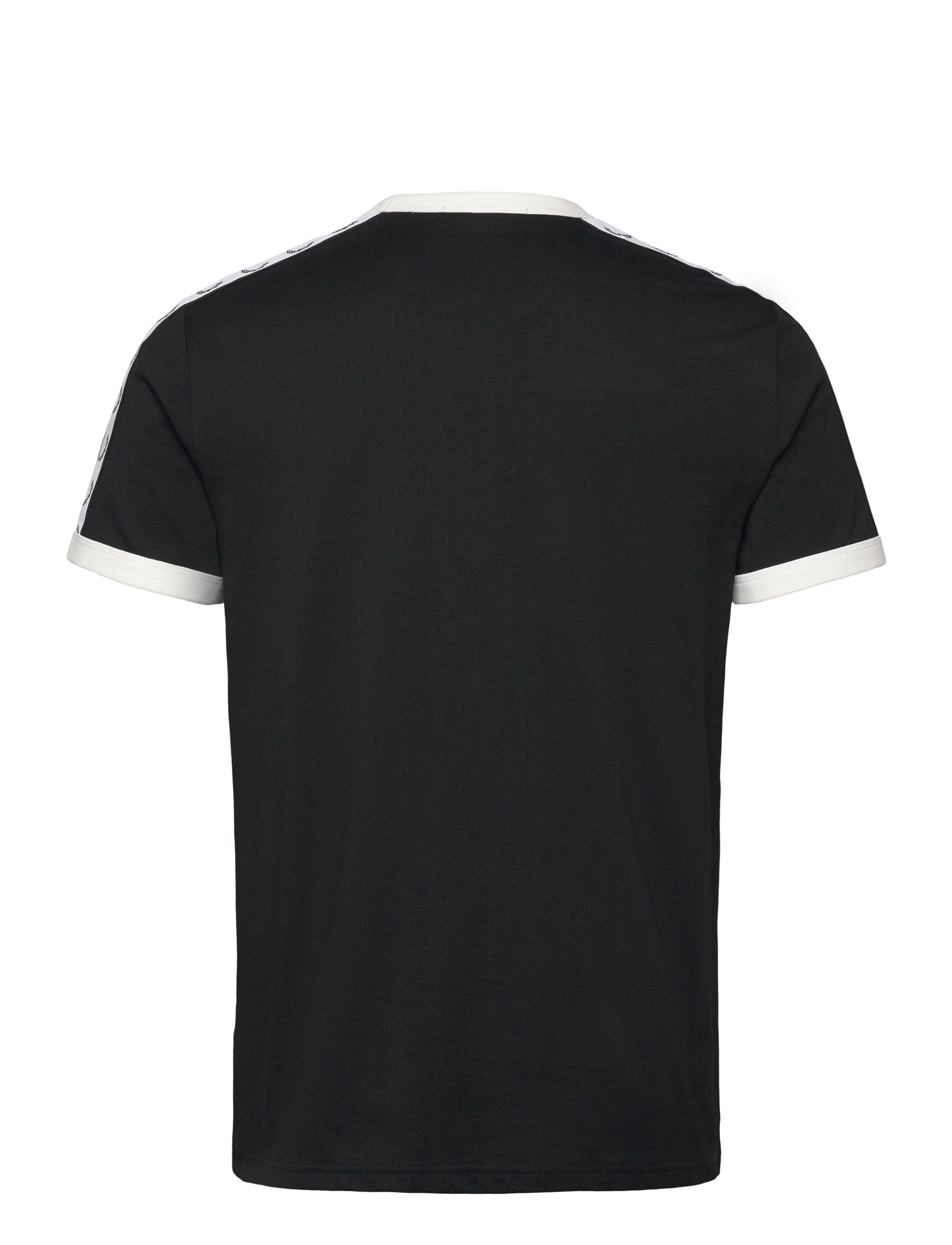 Fred Perry - TAPED RINGER T-SHIRT - kortärmade t-shirts - black - 2