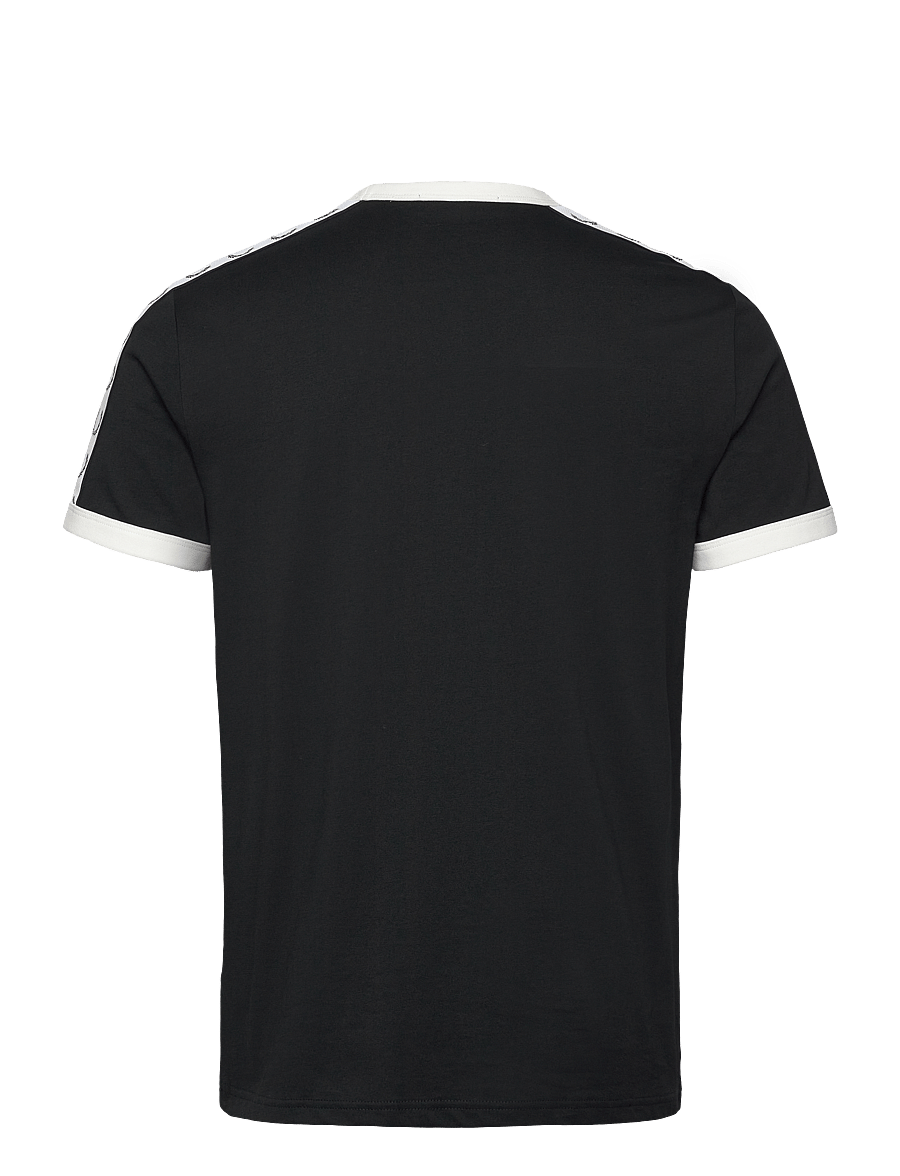 Fred Perry - TAPED RINGER T-SHIRT - kurzärmelig - black - 2