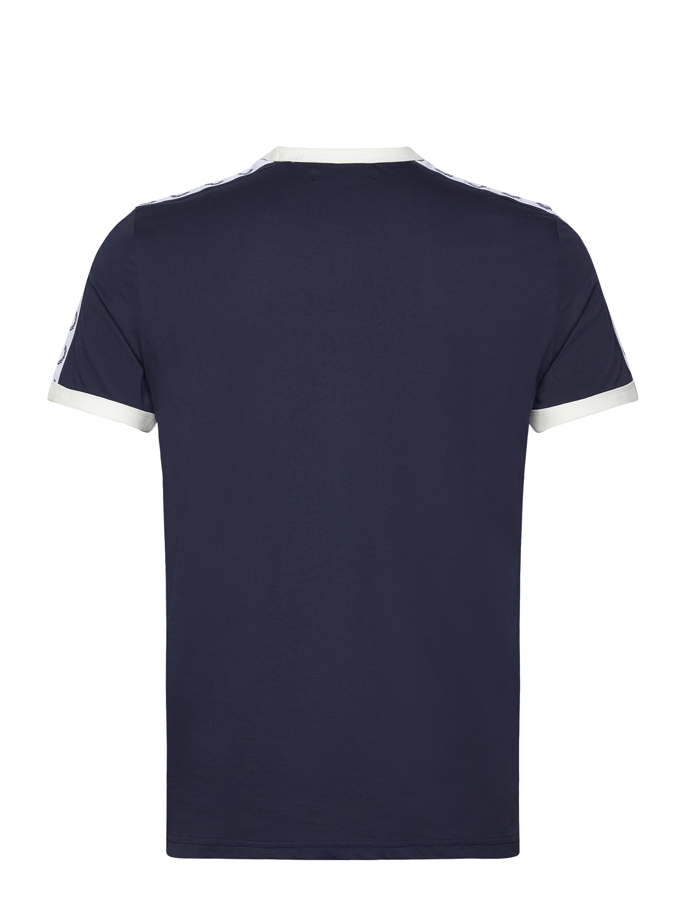 Fred Perry - TAPED RINGER T-SHIRT - kortärmade t-shirts - carbon blue - 2