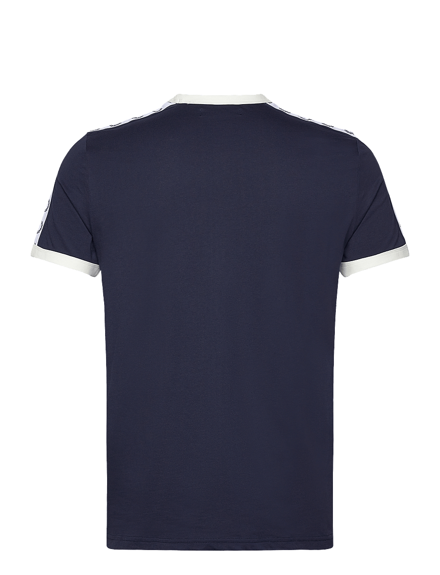 Fred Perry - TAPED RINGER T-SHIRT - kurzärmelig - carbon blue - 2