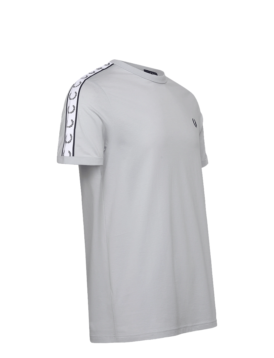 Fred Perry - TAPED RINGER T-SHIRT - kurzärmelig - dusky blue - 3