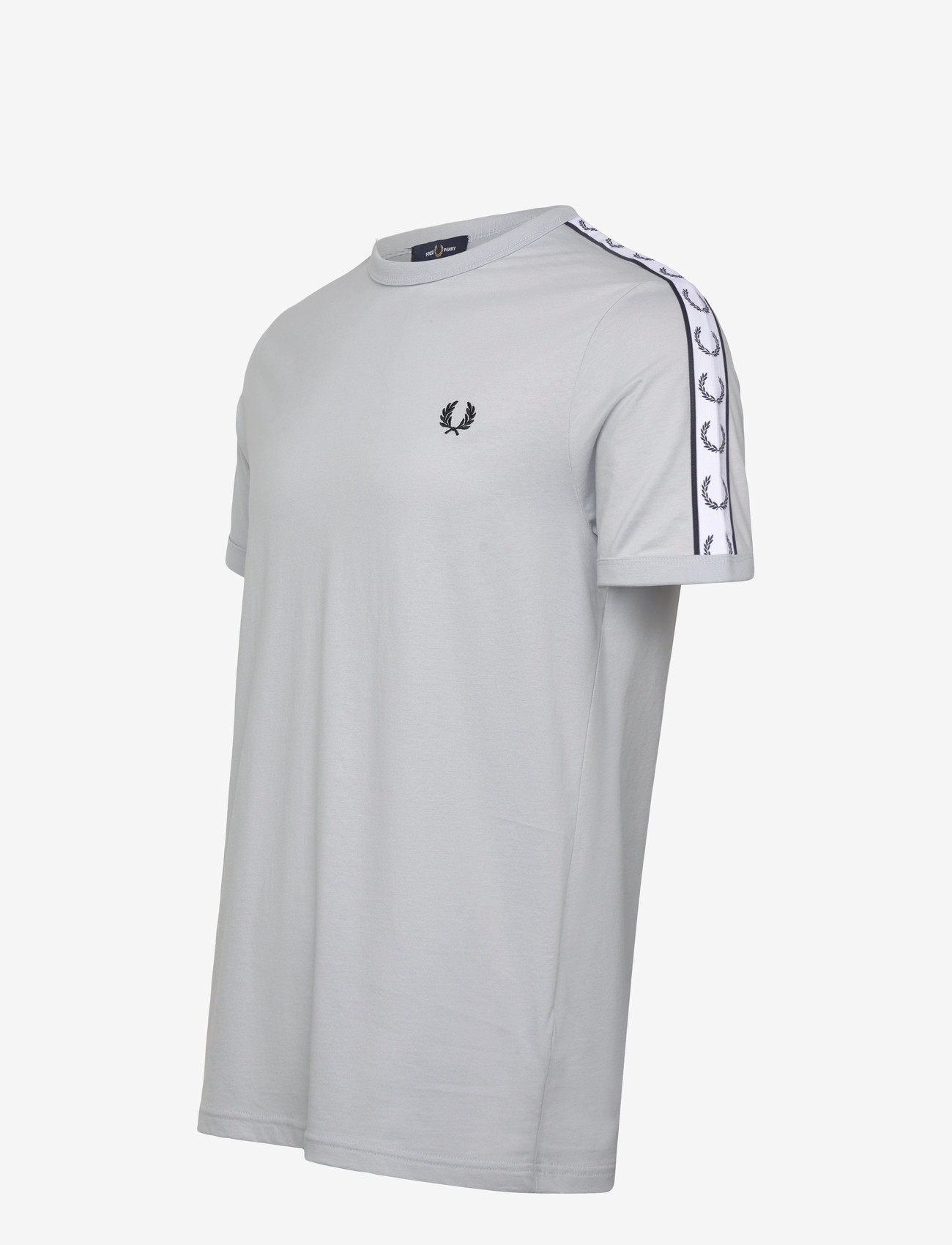 Fred Perry - TAPED RINGER T-SHIRT - kortärmade t-shirts - dusky blue - 4